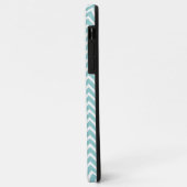 Coques Case-Mate iPhone Turquoise Chevron Coque-coque iphone personnalisé (Dos/Gauche)