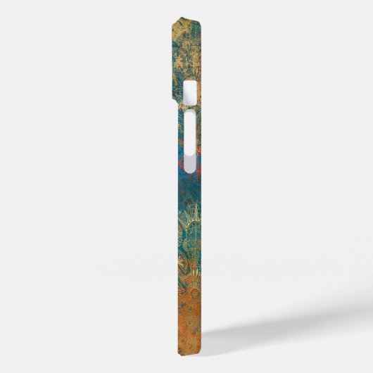 Coques Case-Mate iPhone Turquoise Cooper Patina (Verso / Gauche)