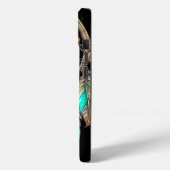 Coques Case-Mate iPhone Turquoise Dreamcatcher Mystical Boho Feathers and  (Verso / Gauche)