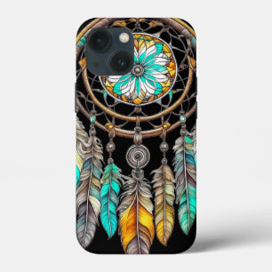 Case-Mate iPhone Case Turquoise Dreamcatcher Mystical Boho Feathers and 