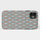 Coques Case-Mate iPhone Turquoise et cuivre (Dos (Horizontal))
