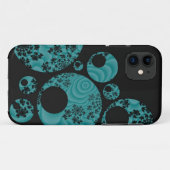 Coques Case-Mate iPhone Turquoise et noir (Dos (Horizontal))