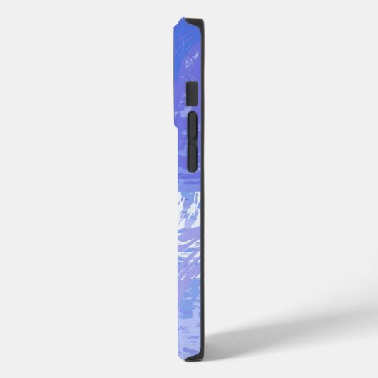 Coques Case-Mate iPhone Turquoise et violet Abstrait (Verso / Gauche)