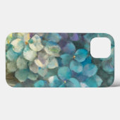 Coques Case-Mate iPhone Turquoise hydrangea (Verso (horizontal))