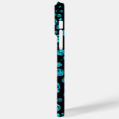 COQUES Case-Mate iPhone TURQUOISE IRIDESCENT DIAMOND LOIN (Verso / Gauche)