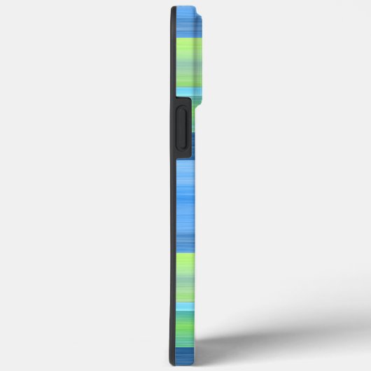 Coques Case-Mate iPhone Turquoise Lime Vert Motif d'aquarelle (Verso / Droite)