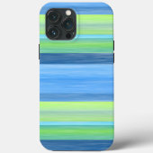 Coques Case-Mate iPhone Turquoise Lime Vert Motif d'aquarelle (Verso)