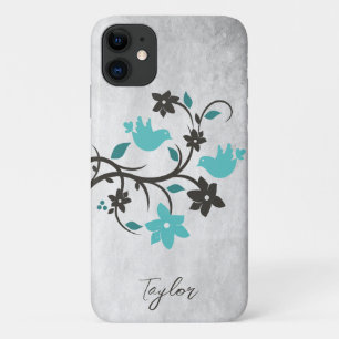 Case-Mate iPhone Case Turquoise Lovebirds Coque-coque iphone personnalis