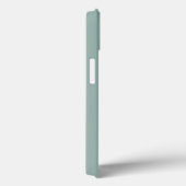 Coques Case-Mate iPhone Turquoise moderne rayé vert & bleu bébé (Verso / Droite)
