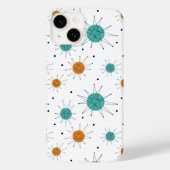 Coques Case-Mate iPhone Turquoise Orange Franciscan Starburst milieu du si (Verso)