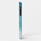 Coques Case-Mate iPhone Turquoise parfumant avec papillon (Dos/Gauche)