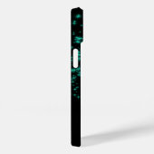 Coques Case-Mate iPhone Turquoise Parkling Ombre Parties scintillant Star  (Verso / Droite)