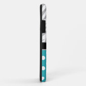 Coques Case-Mate iPhone Turquoise Polka Dot Fade Zebra Imprimer iPhone 5 C (Dos/Droite)