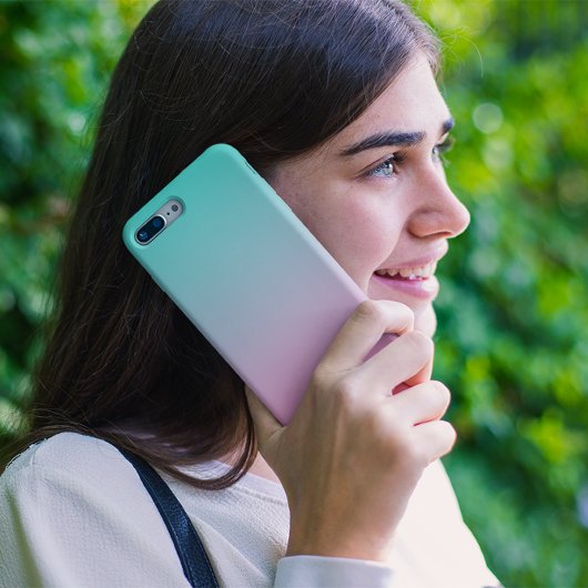 Coques Case-Mate iPhone Turquoise Rose Ombré