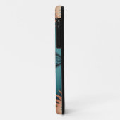 Coques Case-Mate iPhone Turquoise Sunburst de Navajo Peach (Dos/Gauche)