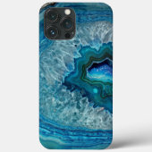 Coques Case-Mate iPhone Turquoise tendance Blue Aqua Turquoise Geode Rock  (Verso)