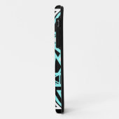 Coques Case-Mate iPhone Turquoise tribale audacieuse (Dos/Gauche)
