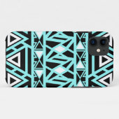 Coques Case-Mate iPhone Turquoise tribale audacieuse (Dos (Horizontal))