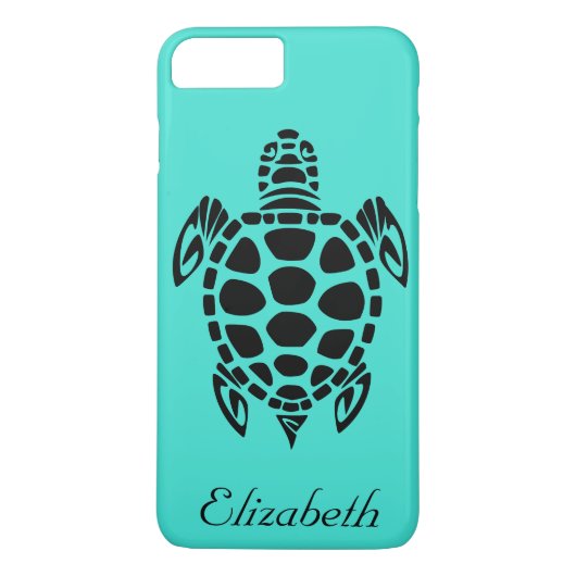 Coques Case-Mate iPhone Turquoise Tribale sur mesure (Dos)
