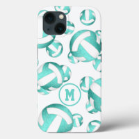 Turquoise turquoise blanc volleyballs cadeaux moti