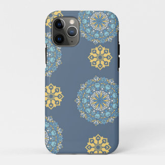 Case-Mate iPhone Case Turquoise Turquoise bleu et jaune Mandala Art Moti