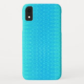 Coques Case-Mate iPhone Turquoise Turquoise bleu vert Motif Zigzag (Dos)