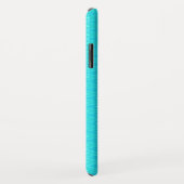 Coques Case-Mate iPhone Turquoise Turquoise bleu vert Motif Zigzag (Dos/Droite)