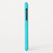 Coques Case-Mate iPhone Turquoise Turquoise bleu vert Motif Zigzag (Dos/Gauche)
