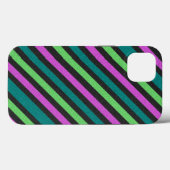 Coques Case-Mate iPhone Turquoise, Vert citron, Parties scintillant rose c (Verso (horizontal))