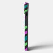 Coques Case-Mate iPhone Turquoise, Vert citron, Parties scintillant rose c (Verso / Gauche)