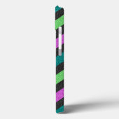 Coques Case-Mate iPhone Turquoise, Vert citron, Parties scintillant rose c (Verso / Gauche)