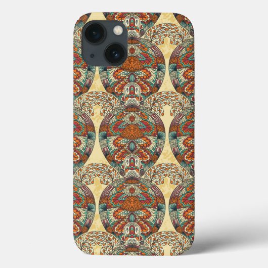 Coques Case-Mate iPhone Turtle Floral (Verso)