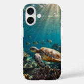 Coques Case-Mate iPhone Turtle Swim (Verso)