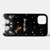 Coques Case-Mate iPhone Tuxedo Cat surpris par la libellule (Verso (horizontal))