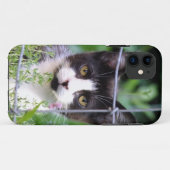 Coques Case-Mate iPhone Tuxedo Kitten Xena dans le boîtier Garden iPhone 4 (Dos (Horizontal))