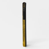 Coques Case-Mate iPhone tweet de grungy en or et noir (Dos/Gauche)