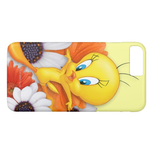 Coques Case-Mate iPhone TWEETY™ avec marguerites (Dos (Horizontal))