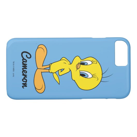 Coques Case-Mate iPhone TWEETY™ | Oiseau intelligent (Dos (Horizontal))