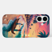 Coques Case-Mate iPhone Twilight Parting - Art côtier inspiré par Sangam (Verso (horizontal))