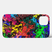 Coques Case-Mate iPhone Twirly coloré Abstrait / (Verso (horizontal))