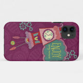 Coques Case-Mate iPhone Typographie Bourgogne inspirante (Dos (Horizontal))