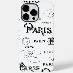 Coques Pour iPhone Typographie Calligraphie Paris France Tour Eiffel