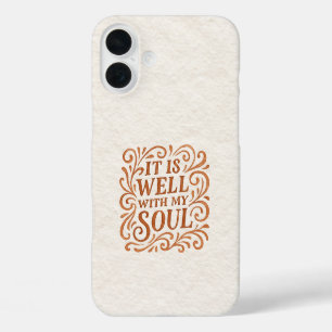 Coques iPhone 16 Plus Typographie C'est Bien Pour Mon Âme