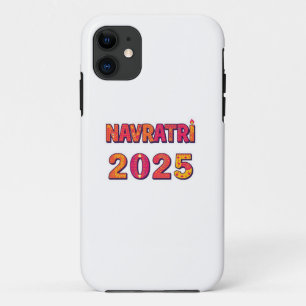 Case-Mate iPhone Case Typographie colorée du festival "NAVRATRI 2025"