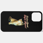 Coques Case-Mate iPhone Typographie de chat drôle mignonne avec Kitten jou (Retour (horizontal))