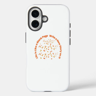 Coques iPhone 16 Typographie de citation inspirante