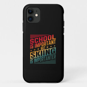 Case-Mate iPhone Case Typographie de citations de ski drôles