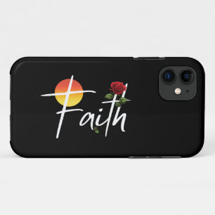 Case-Mate iPhone Case Typographie de la foi avec des roses