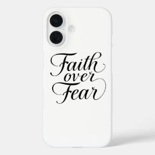 Coques iPhone 16 Typographie de l'espérance religieuse inspirante