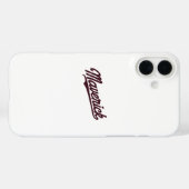 Coques Case-Mate iPhone Typographie de Maverick (Verso (horizontal))